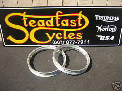 Norton alloy rims front drum - front,