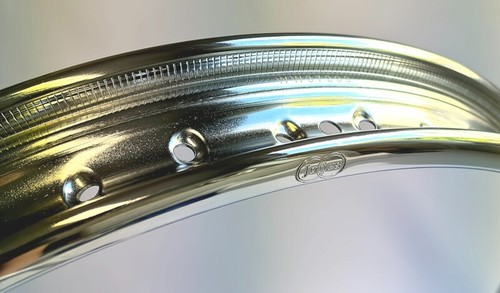 Jones chrome wheel rim - jones, norton
